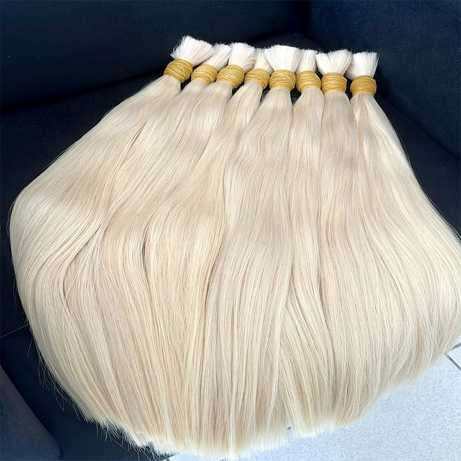 Water Wave Bulk Human Hair For Braiding - 30 inci 99J # Ekstensi Rambut
