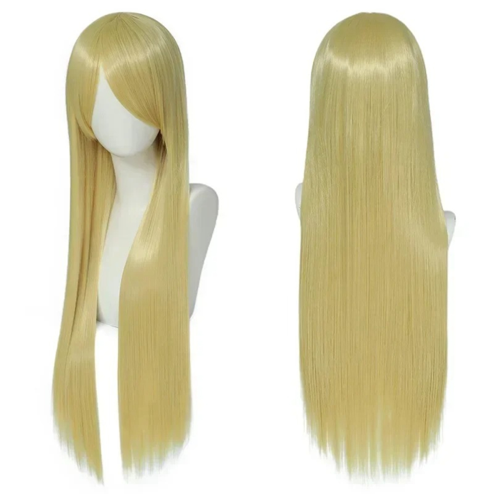 Synthetic Braided Wigs For Black Women - Rambut Sintetis Lurus Panjang Warna-warni 80Cm