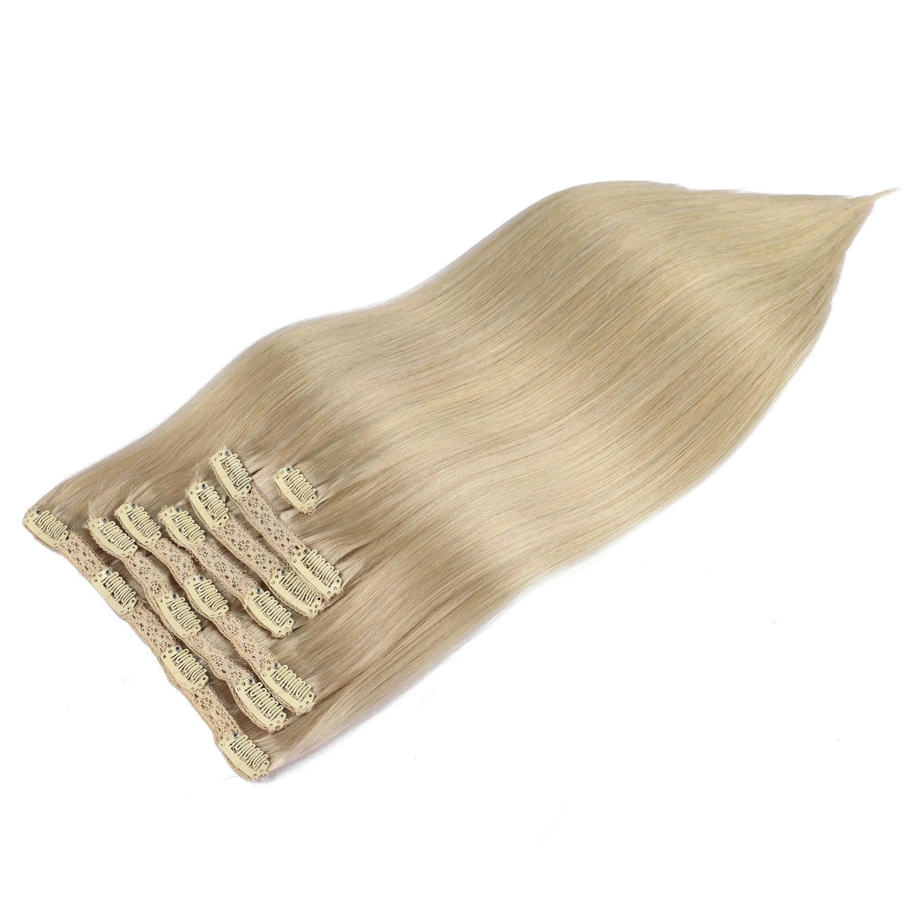 Invisible Tape In Extensions Real Hair - Ekstensi Rambut Clip-In PU Hitam Alami