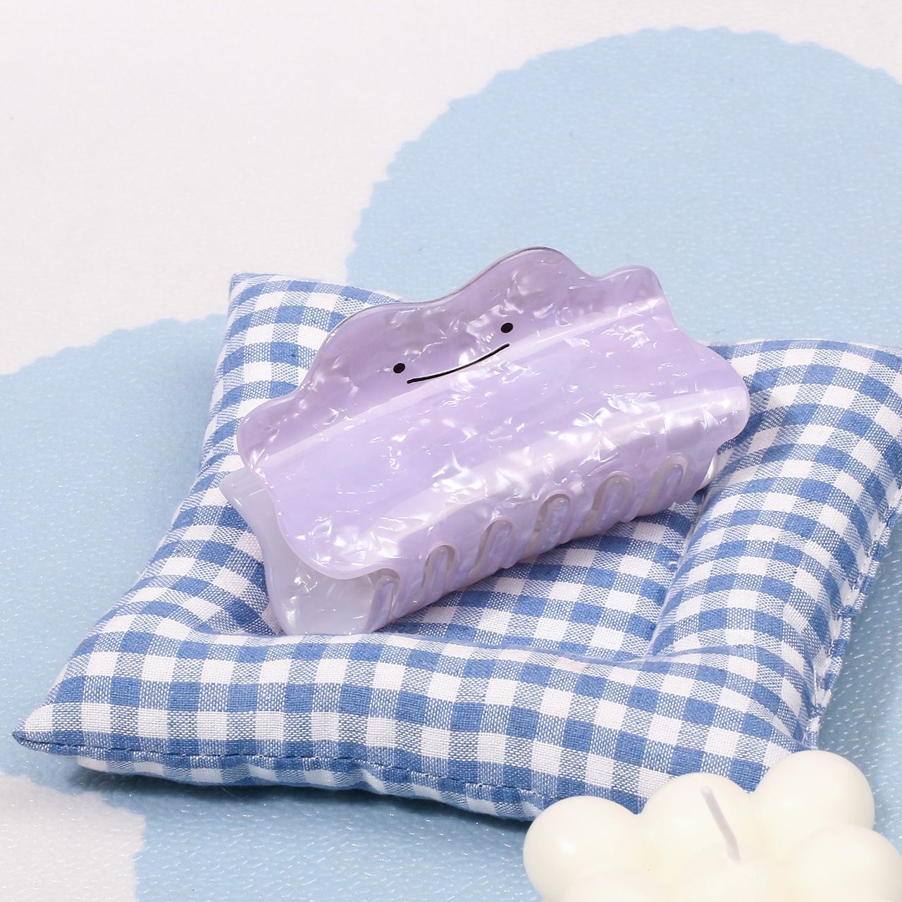 Hair Bundles - Jepit Rambut Pokémon Ditto Warna Ungu,