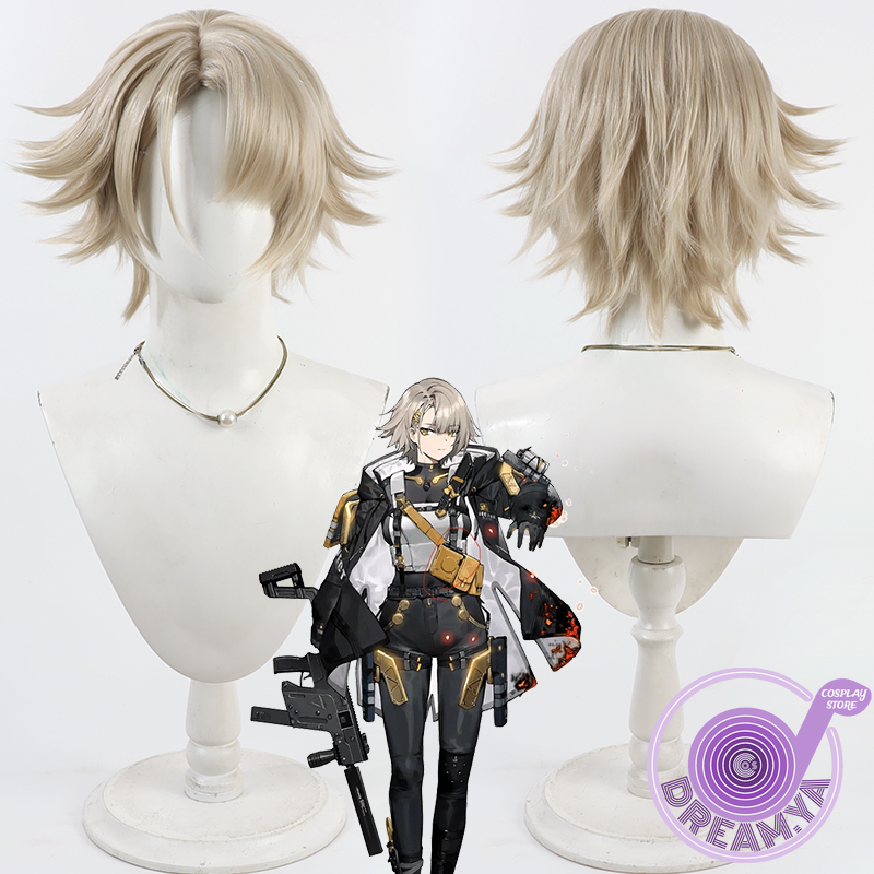 Synthetic Wigs - Wig Cosplay Vektor Girls Frontline Biege