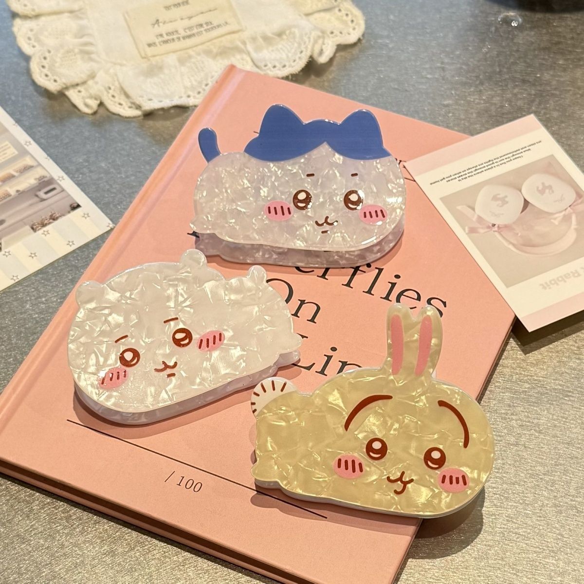 Hair Bundles - Chiikawa Usagi Hachiware Jepit Rambut Kartun