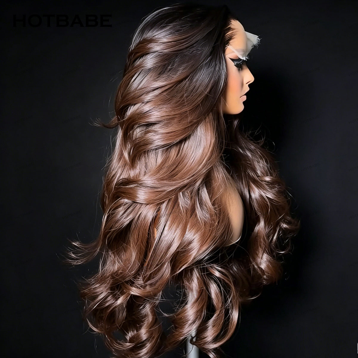 Glueless Wear And Go Human Hair Wig - Wig Tanpa Lem Rambut Asli 1B/4
