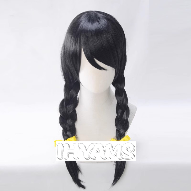 Synthetic Braided Wigs For Black Women - Bakemonogatari Hanekawa Tsubasa Wig Cosplay Kepang