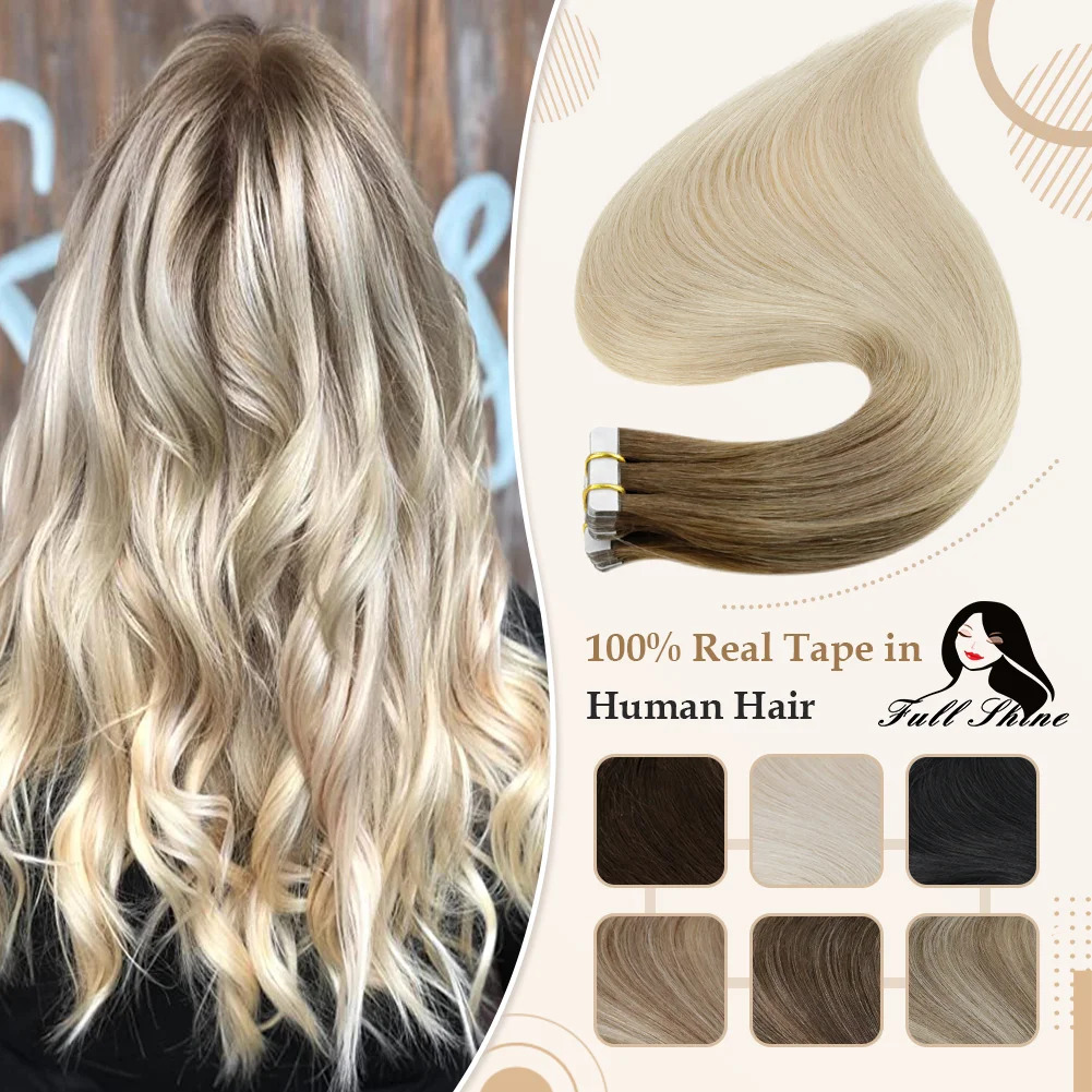 Invisible Tape In Extensions Real Hair - Pita Omber Bersinar Penuh Dalam Ekstensi