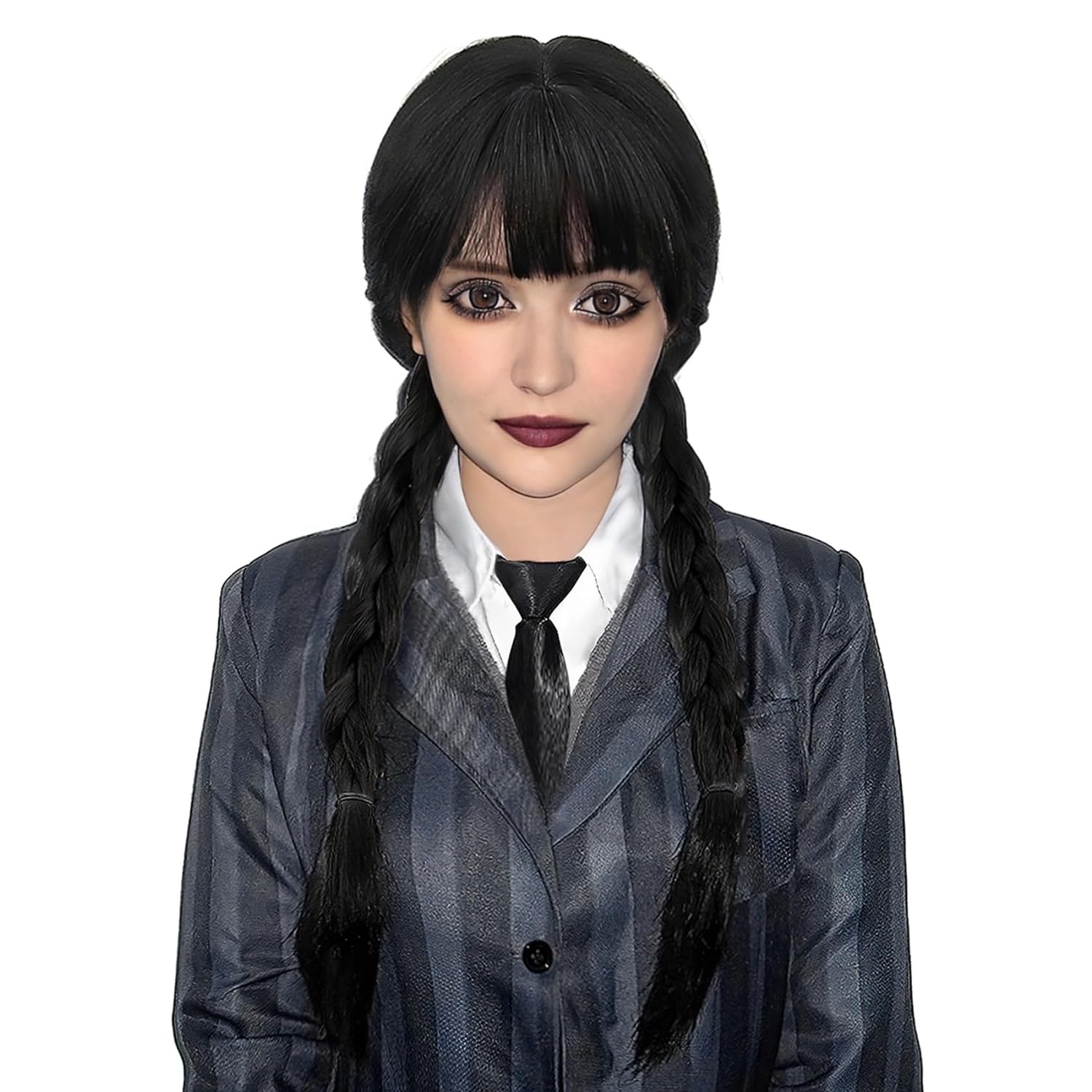 Synthetic Braided Wigs For Black Women - Wig hitam panjang kepang widneladadams Wig