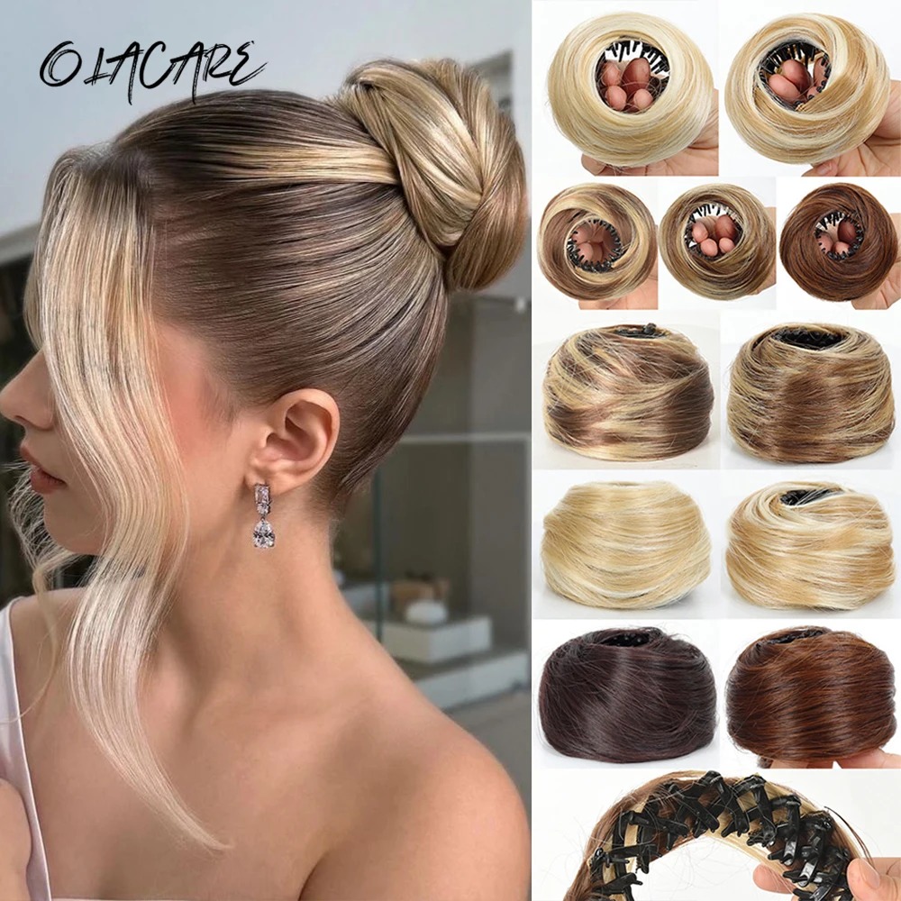 Claw Clip Messy Bun Hair Piece - Jepit Rambut Mini Sintetis Model Sanggul