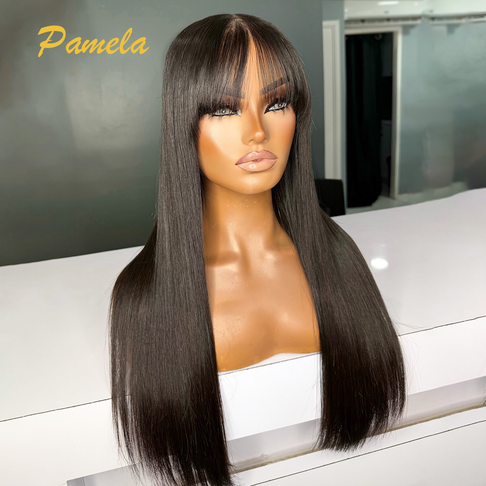 Human Hair Wigs - Rambut Manusia Brasil Pre Cut Bone