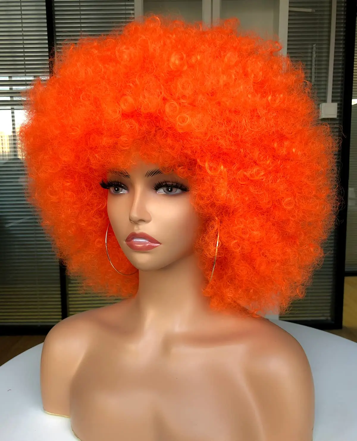 Wig sintetik keriting ikal Afr - Synthetic Braided Wigs For Black Women ulasan dan harga