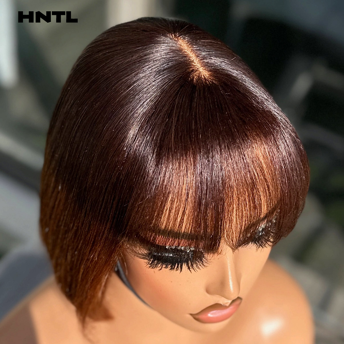 Wig Bob Tanpa Lem 2by6 Closure - Pre Parted 13X4 Lace Front Bob Wig ulasan dan harga