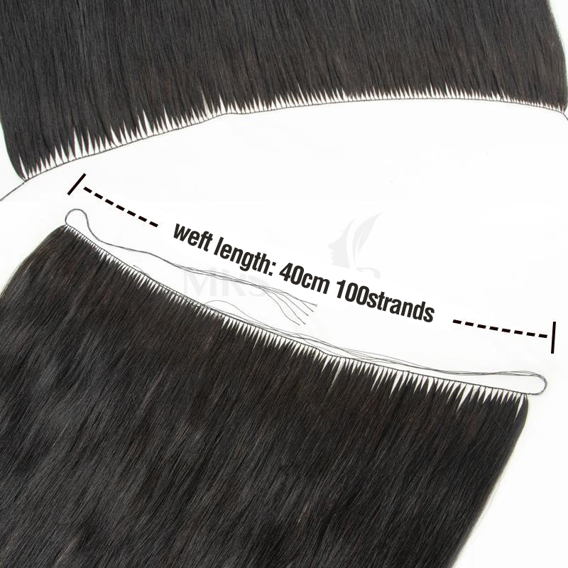 Ekstensi Rambut Bulu, Bundel R - Invisible Tape In Extensions Real Hair ulasan dan harga