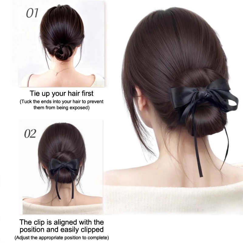 Wig rambut bun rendah, jepit r - Claw Clip Messy Bun Hair Piece ulasan dan harga