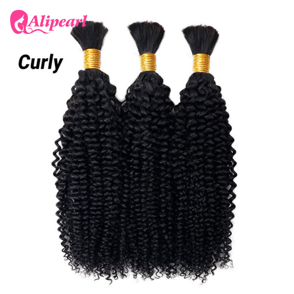 Rambut Manusia Asli Brasil Ali - Water Wave Bulk Human Hair For Braiding ulasan dan harga