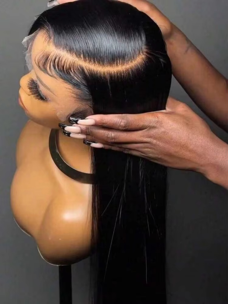 Wig Tanpa Lem 5x5 Lurus, Wig R - Glueless Wear And Go Human Hair Wig ulasan dan harga