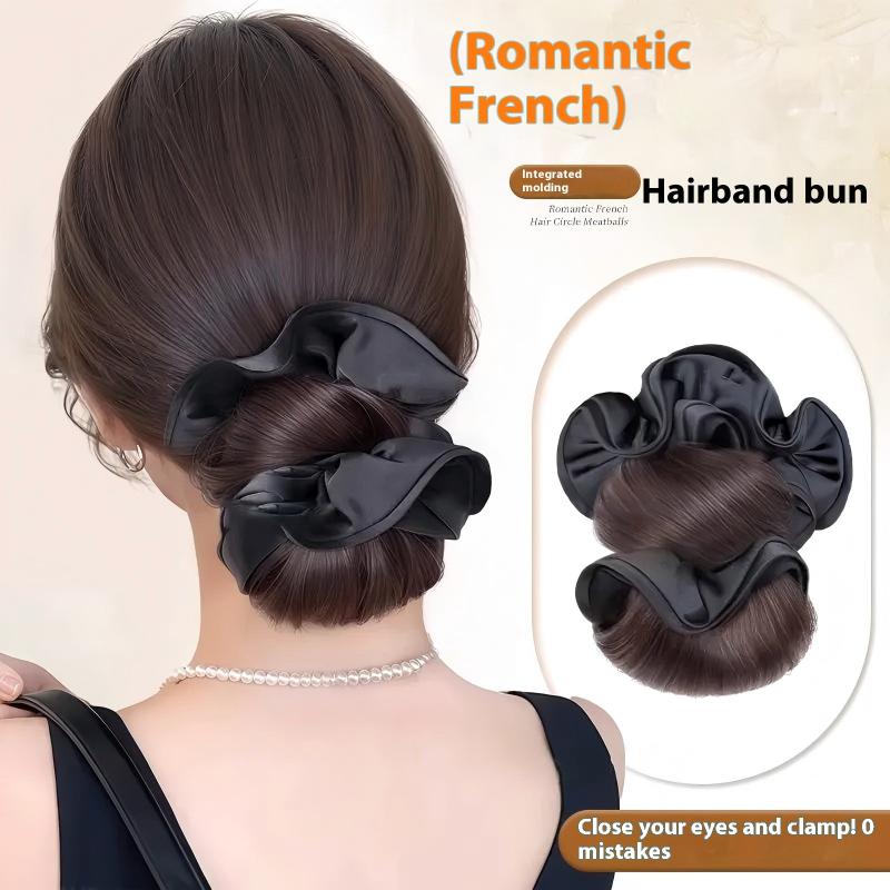 Kuncir Rambut Sintetis Model U - Claw Clip Messy Bun Hair Piece ulasan dan harga