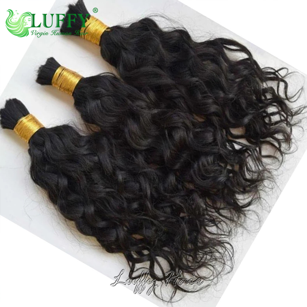 Rambut Manusia Massal untuk Me - Water Wave Bulk Human Hair For Braiding ulasan dan harga