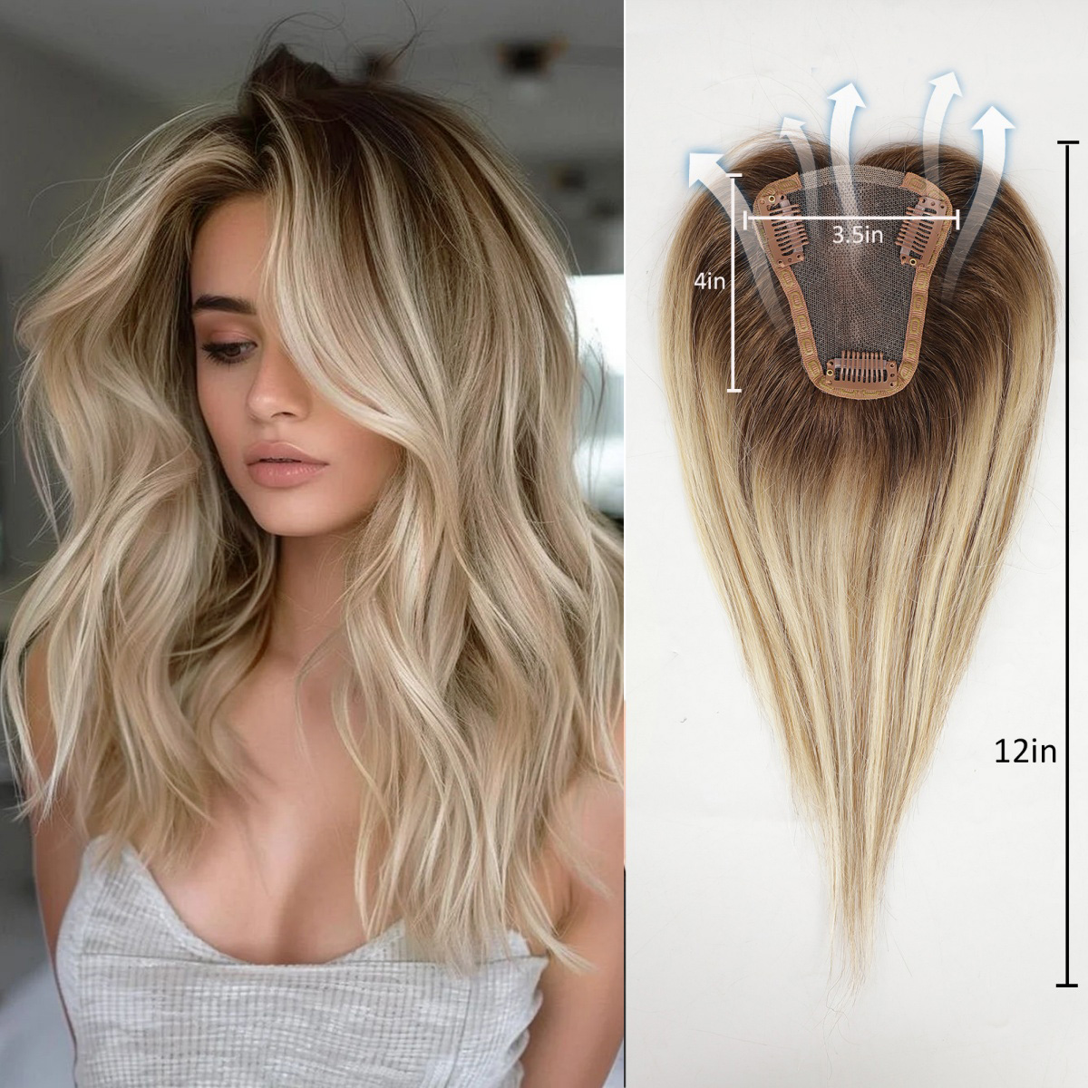 Rambut Palsu Remy Asli 100% Wa - Seamless Clip In Hair Extensions Human Hair ulasan dan harga