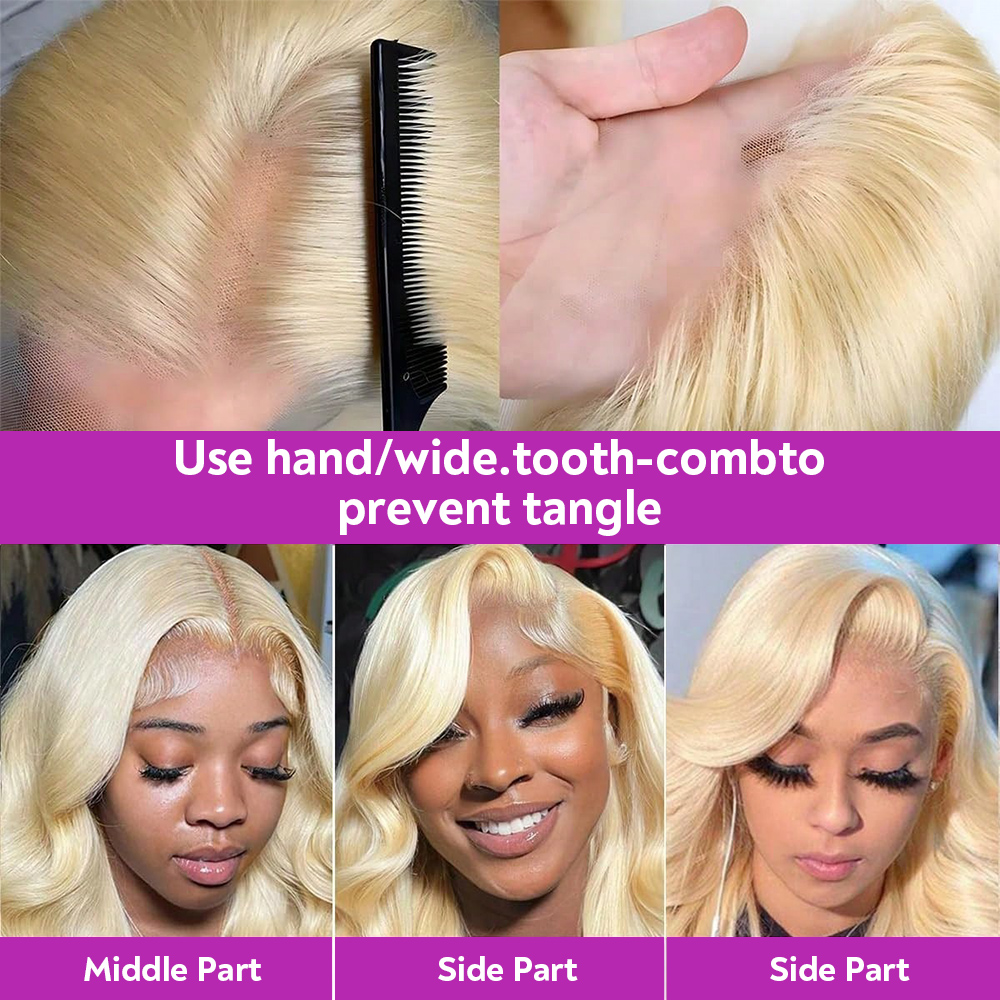 613 Honey Blonde Body Wave 13x - 613 Blonde Body Wave Lace Front Wig ulasan dan harga