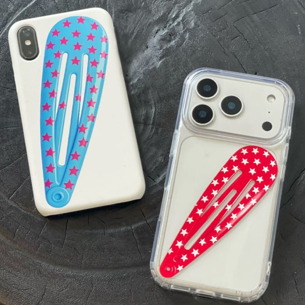 Casing HP Motif Polkadot Merah - Hair Clips ulasan dan harga