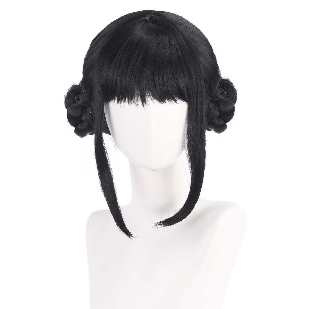Wig Cosplay Zoey 33Cm Bundel R - Synthetic Braided Wigs For Black Women ulasan dan harga
