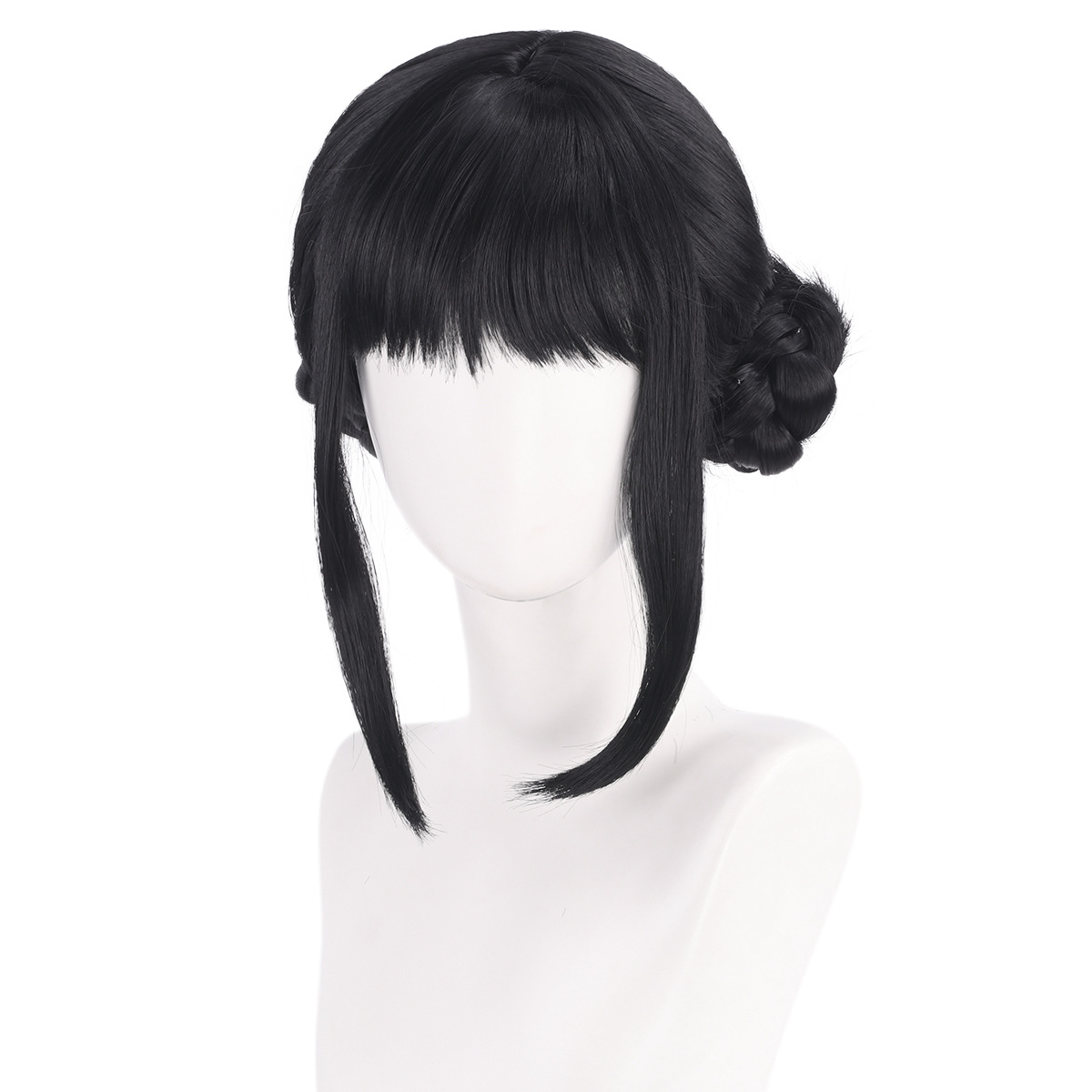 Wig Cosplay Zoey 33Cm Bundel R - Synthetic Braided Wigs For Black Women ulasan dan harga