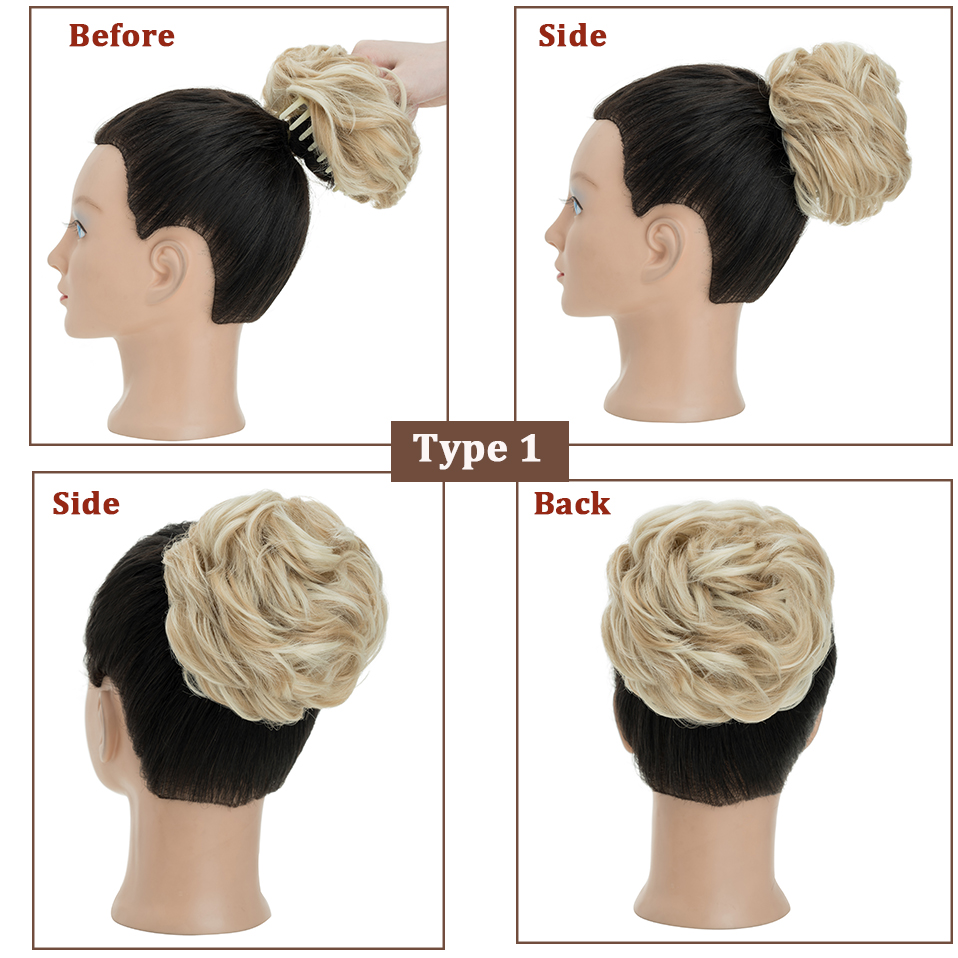 Benehair jepit rambut cakar si - Claw Clip Messy Bun Hair Piece ulasan dan harga