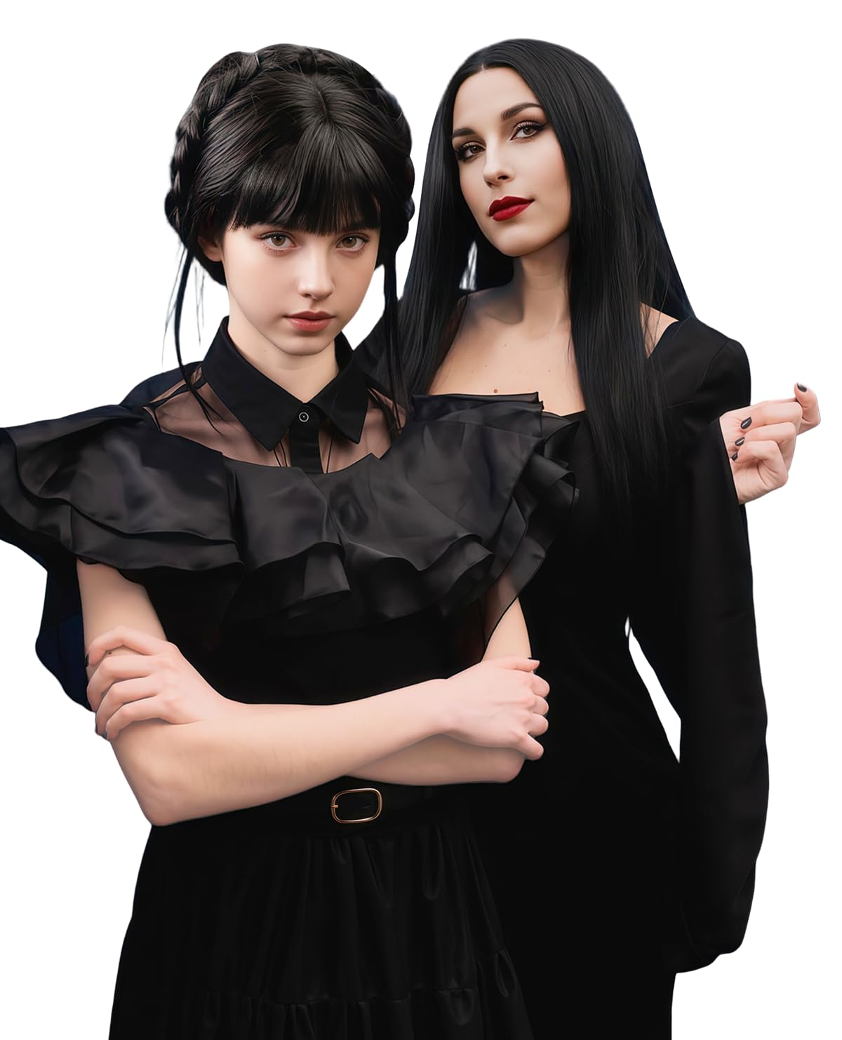 Wig Hitam Panjang Sintetis unt - Synthetic Braided Wigs For Black Women ulasan dan harga