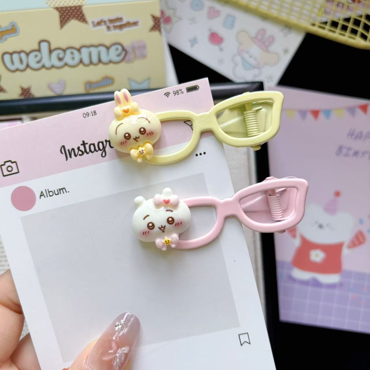 Jepit Rambut Kartun Ji Yi Ka W - Hair Bundles ulasan dan harga