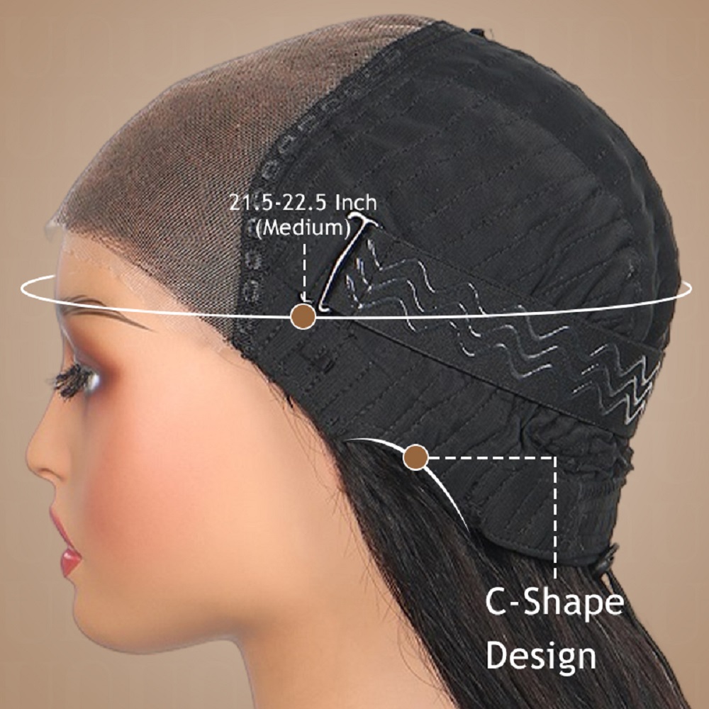 Wig Rambut Asli 7x5 Straight L - Glueless Wear And Go Human Hair Wig ulasan dan harga