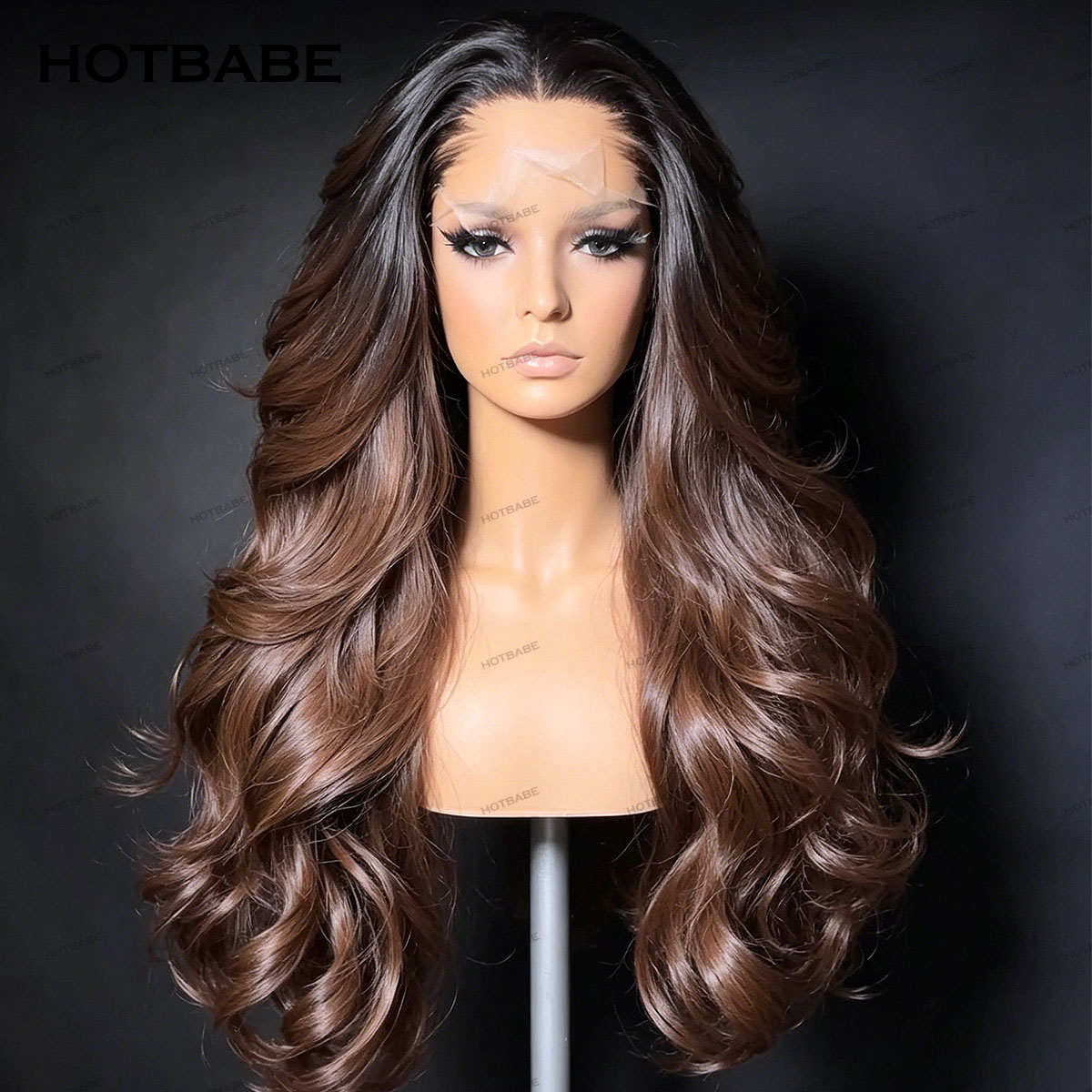Wig Tanpa Lem Rambut Asli 1B/4 - Glueless Wear And Go Human Hair Wig ulasan dan harga