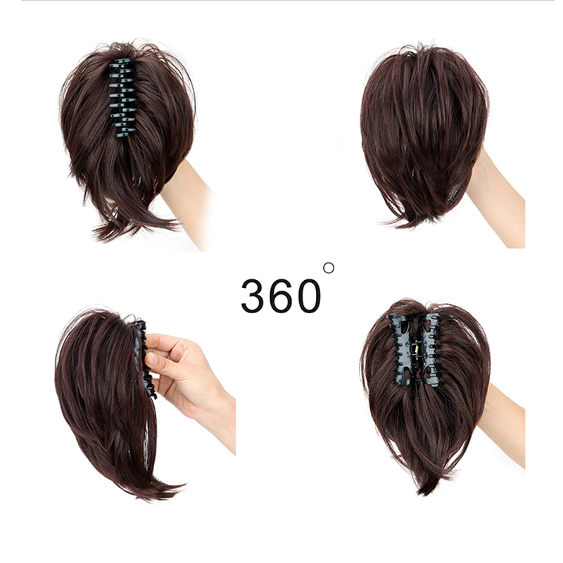 Jepit rambut sintetis model cl - Claw Clip Messy Bun Hair Piece ulasan dan harga