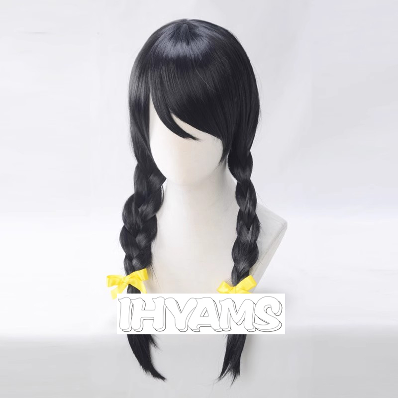 Bakemonogatari Hanekawa Tsubas - Synthetic Braided Wigs For Black Women ulasan dan harga