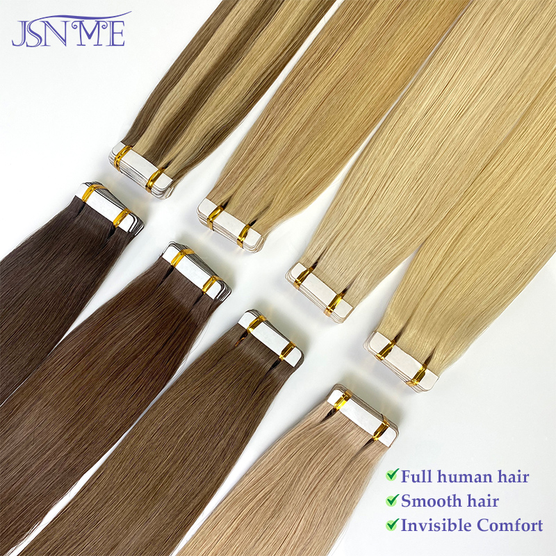 JSNME Tape In Hair Extension 1 - Invisible Tape In Extensions Real Hair ulasan dan harga