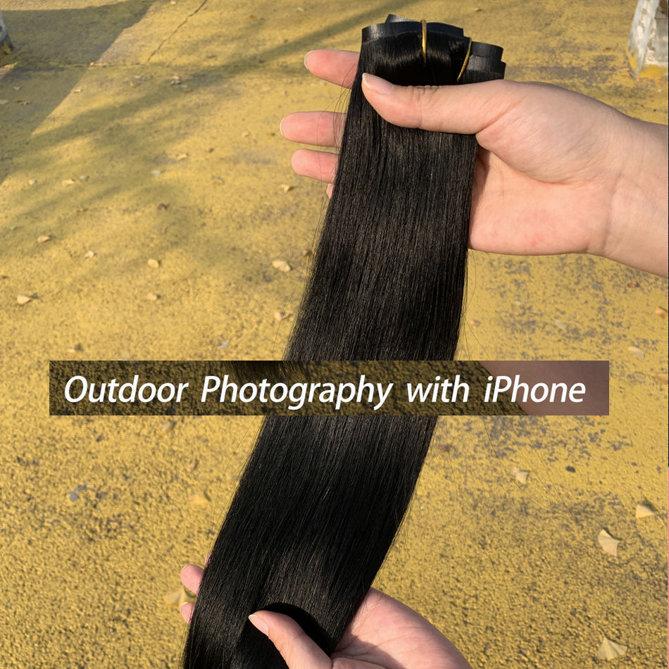 Ekstensi Rambut Clip in Seamle - Seamless Clip In Hair Extensions Human Hair ulasan dan harga