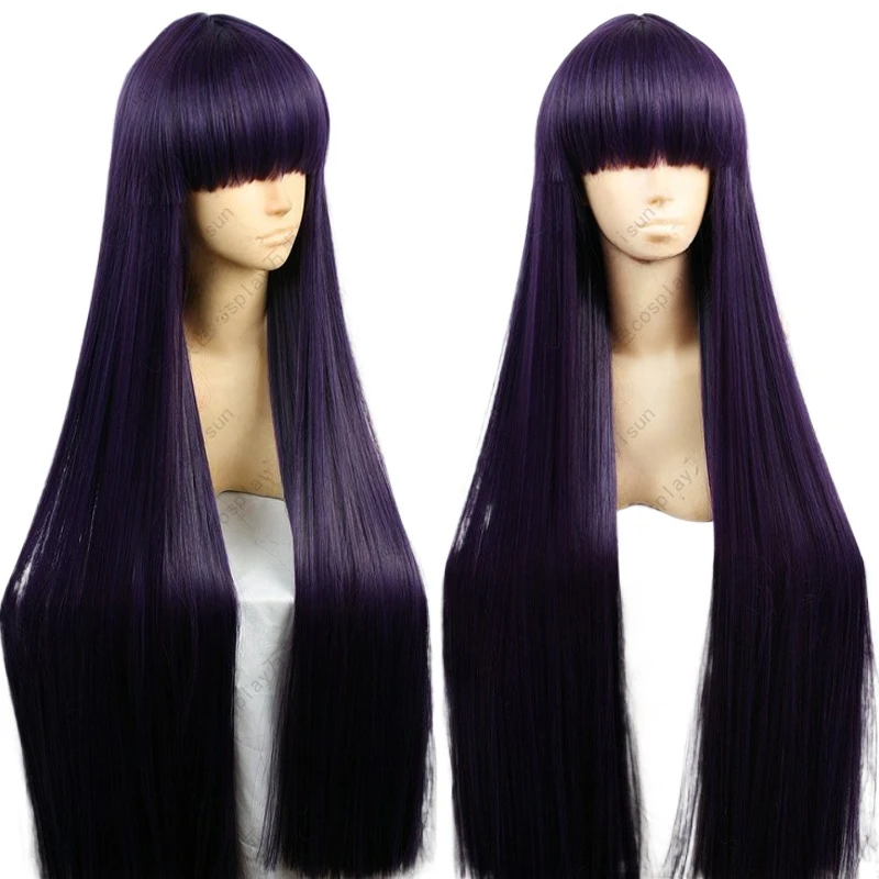 Sailor Mars Rei Hino 100CM Wig - Synthetic Braided Wigs For Black Women ulasan dan harga