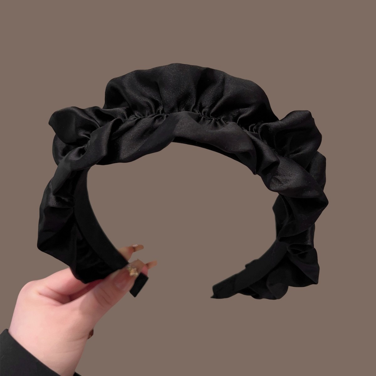 Ikat Kepala Hitam Berpita Buat - Hair Clips ulasan dan harga