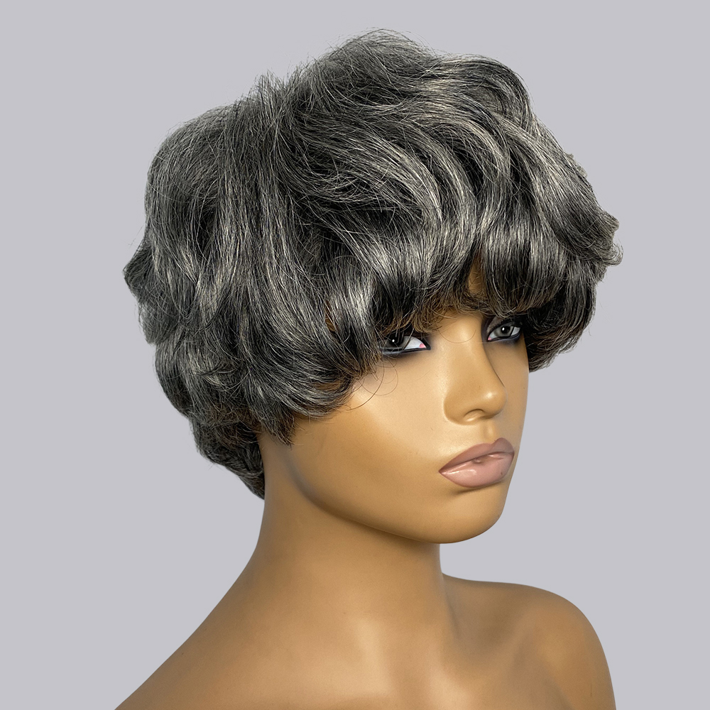 Wig Rambut Manusia Model Pixie - Short Pixie Cut Wig Human Hair Cheap ulasan dan harga