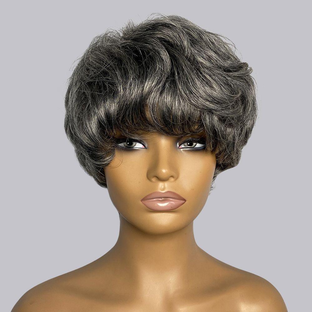 Wig Rambut Manusia Model Pixie - Short Pixie Cut Wig Human Hair Cheap ulasan dan harga
