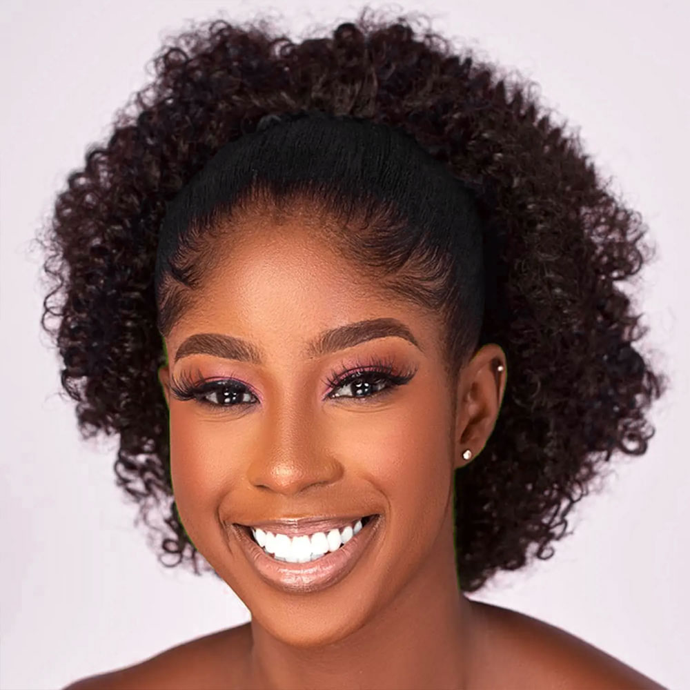 Afro Puff Kinky Curly Drawstri - Drawstring Afro Curly Puff Ponytail ulasan dan harga