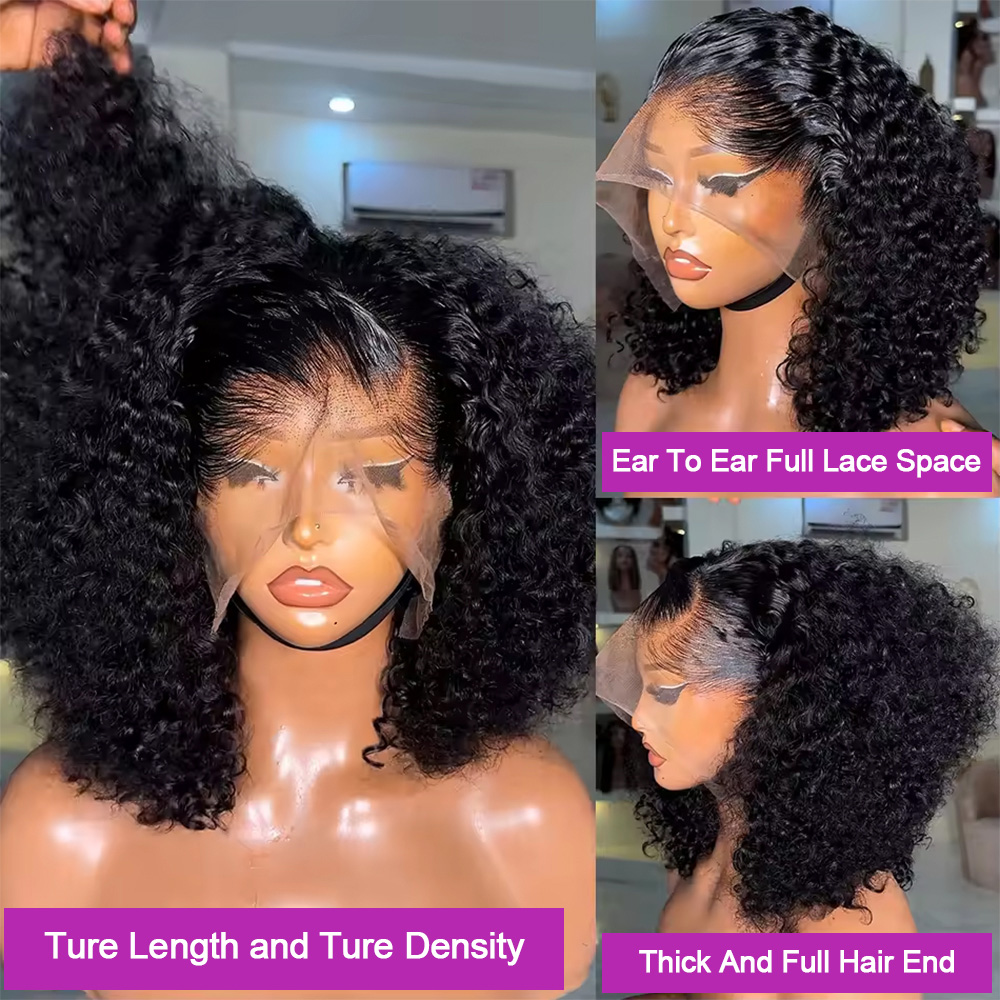 Wig Rambut Manusia Tanpa Lem M - Pre Parted 13X4 Lace Front Bob Wig ulasan dan harga