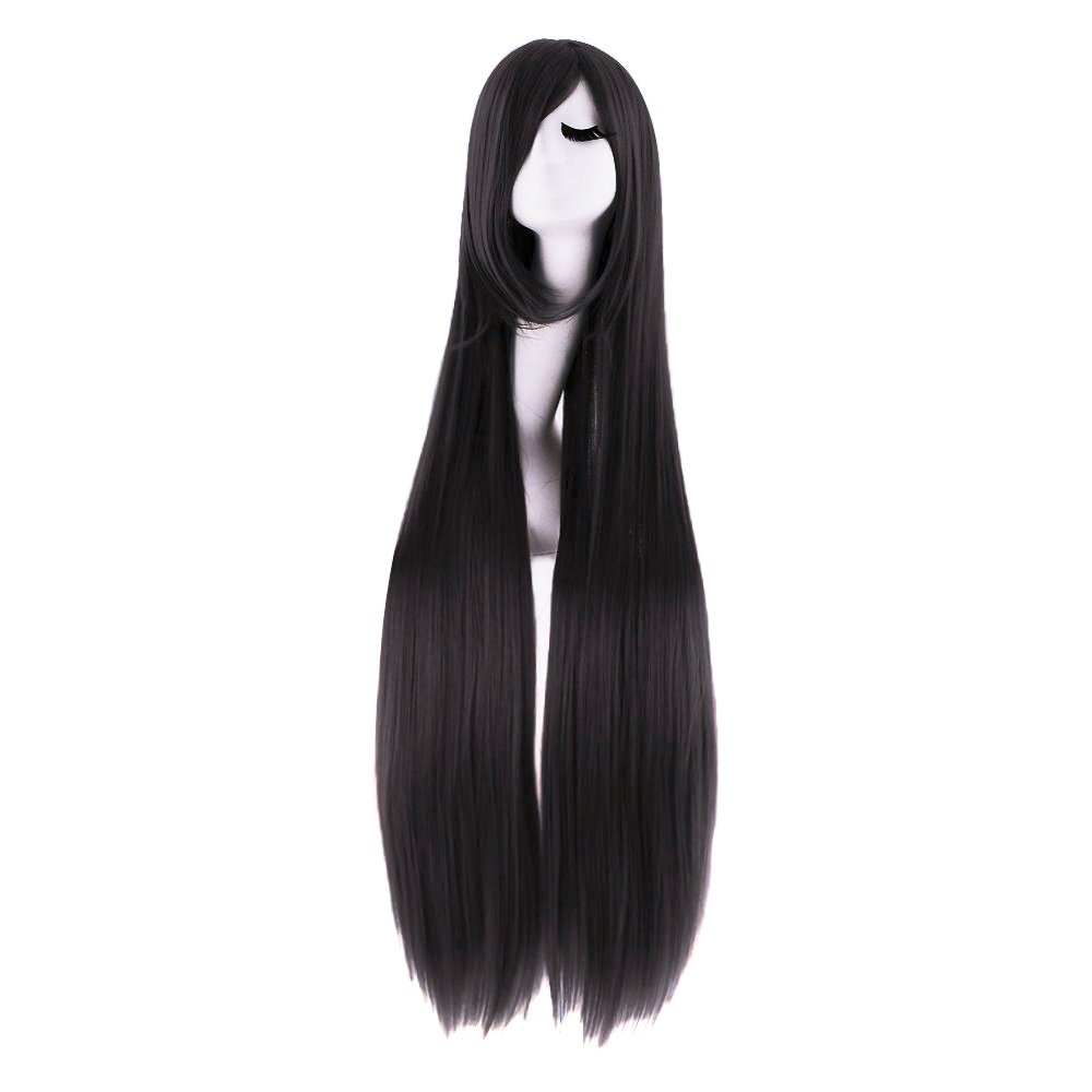 Wig Cosplay lurus panjang 40 i - Synthetic Braided Wigs For Black Women ulasan dan harga