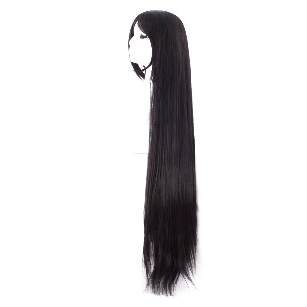 Wig Cosplay lurus panjang 40 i - Synthetic Braided Wigs For Black Women ulasan dan harga