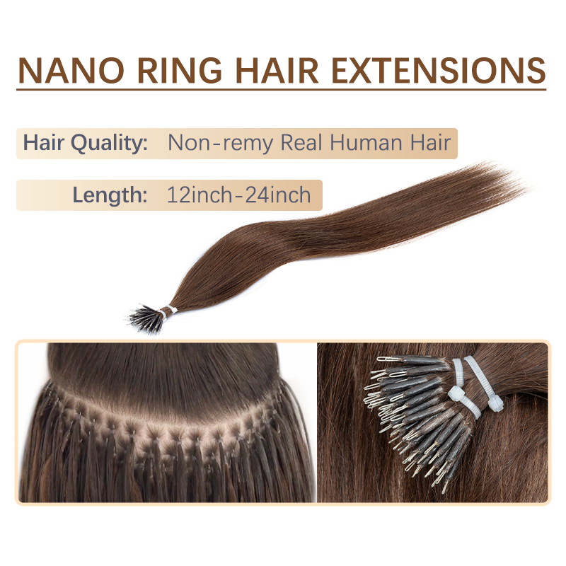 Ekstensi Rambut Nano BOYMIA Ra - Invisible Tape In Extensions Real Hair ulasan dan harga