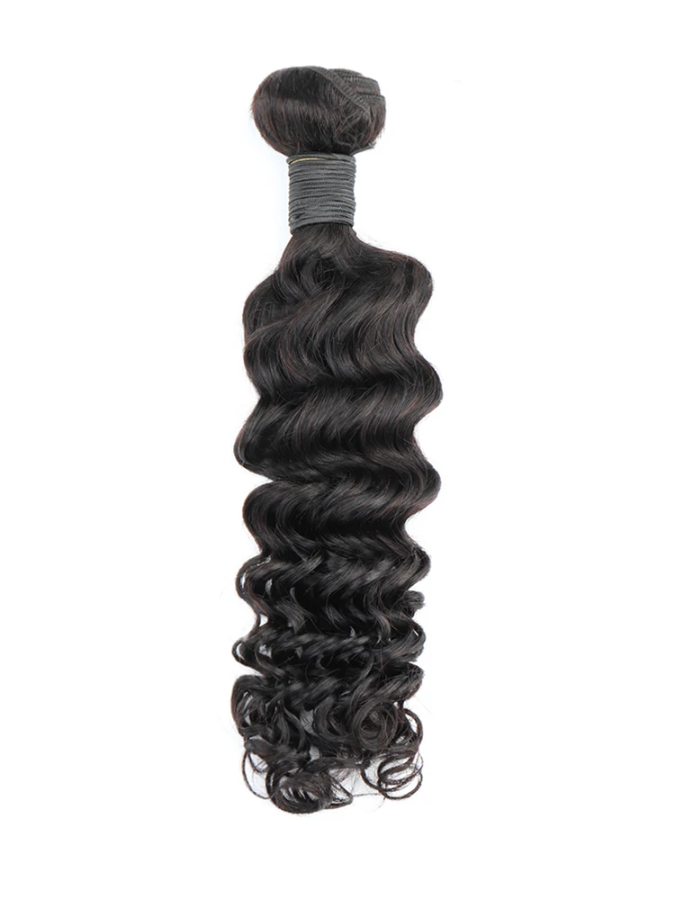 Bundel gelombang dalam dengan  - Deep Wave 3 Bundles With Closure ulasan dan harga