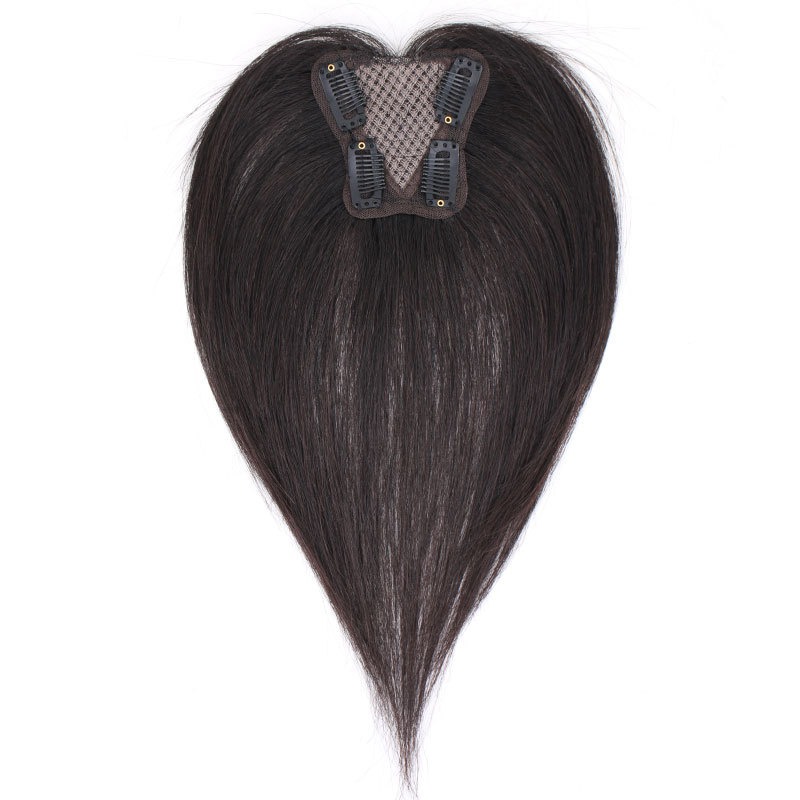 Topper Rambut Manusia Bernapas - Seamless Clip In Hair Extensions Human Hair ulasan dan harga