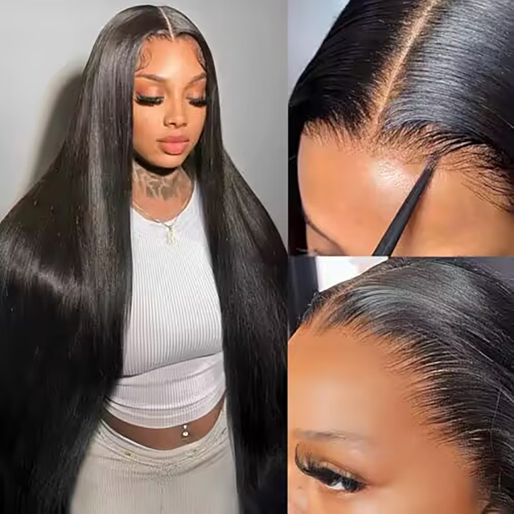 Wig Rambut Manusia Lurus Alami - Hair Bundles ulasan dan harga
