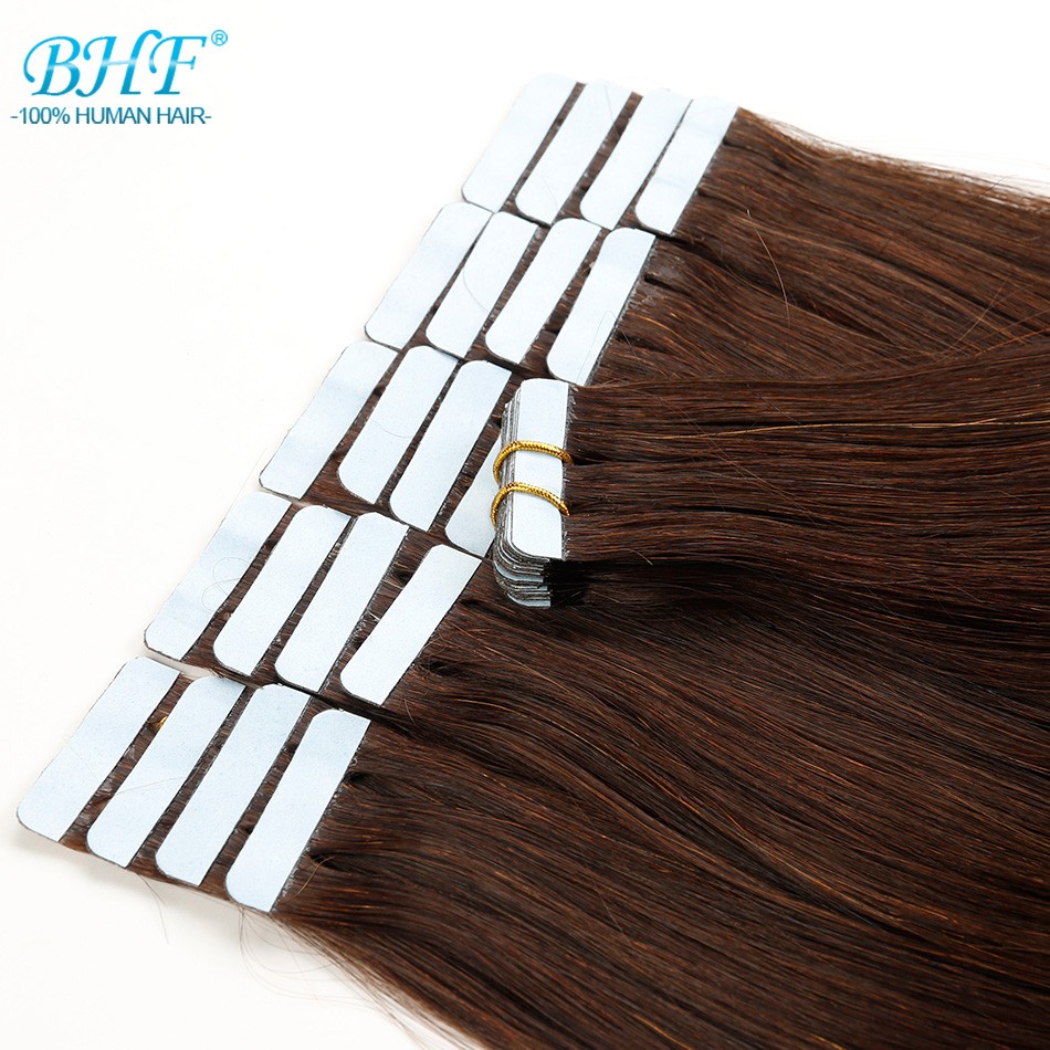 BHF plester ekstensi rambut ek - Invisible Tape In Extensions Real Hair ulasan dan harga