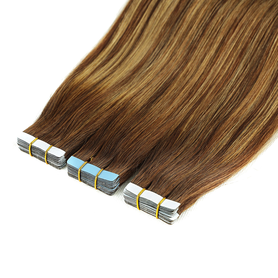 BHF plester ekstensi rambut ek - Invisible Tape In Extensions Real Hair ulasan dan harga