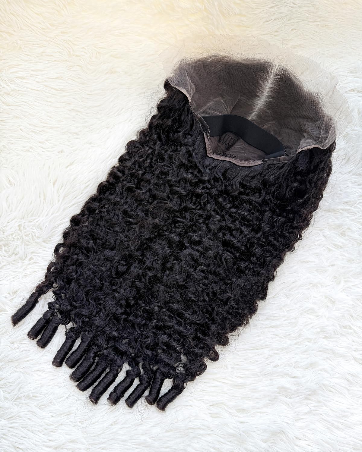 Wig Rambut Manusia Keriting Bu - Hd Lace Frontal Wig Human Hair Pre Plucked ulasan dan harga