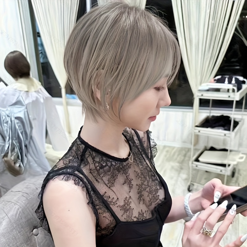 Wig Bob Pendek Berlapis Sintet - Synthetic Braided Wigs For Black Women ulasan dan harga